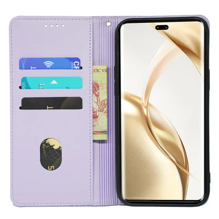 For Honor 200 5G Case Four Leaf Clover Leather Flip Phone Cover Stand Wallet