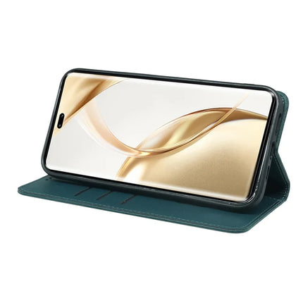 For Honor 200 5G Case Four Leaf Clover Leather Flip Phone Cover Stand Wallet