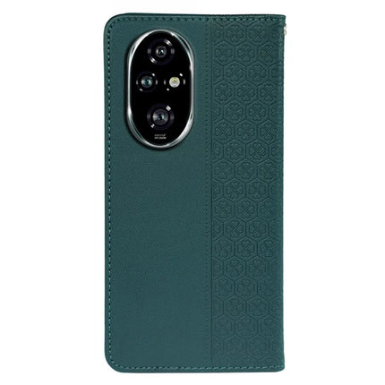 For Honor 200 5G Case Four Leaf Clover Leather Flip Phone Cover Stand Wallet