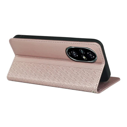 For Honor 200 5G Case Four Leaf Clover Leather Flip Phone Cover Stand Wallet