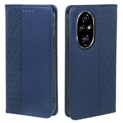 For Honor 200 5G Case Four Leaf Clover Leather Flip Phone Cover Stand Wallet - Blue
