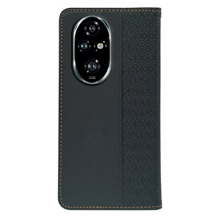 For Honor 200 Pro 5G Case Four Leaf Clover Leather Flip Phone Cover Stand Wallet