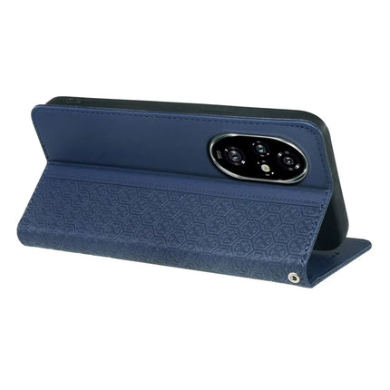 For Honor 200 Pro 5G Case Four Leaf Clover Leather Flip Phone Cover Stand Wallet