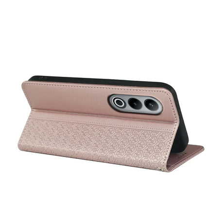 For OnePlus Nord CE4 5G Case Four Leaf Clover Leather Flip Phone Cover Stand Wallet