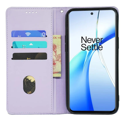 For OnePlus Nord CE4 5G Case Four Leaf Clover Leather Flip Phone Cover Stand Wallet