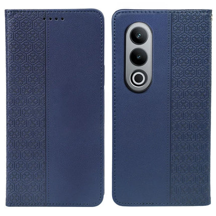 For OnePlus Nord CE4 5G Case Four Leaf Clover Leather Flip Phone Cover Stand Wallet - Blue