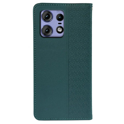 For Motorola Edge 50 Pro 5G Case Four Leaf Clover Leather Flip Phone Cover Stand Wallet