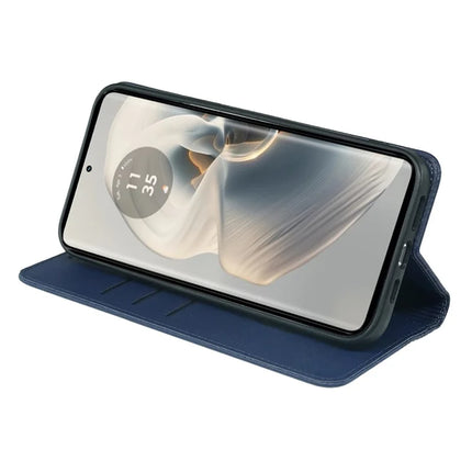 For Motorola Edge 50 Pro 5G Case Four Leaf Clover Leather Flip Phone Cover Stand Wallet