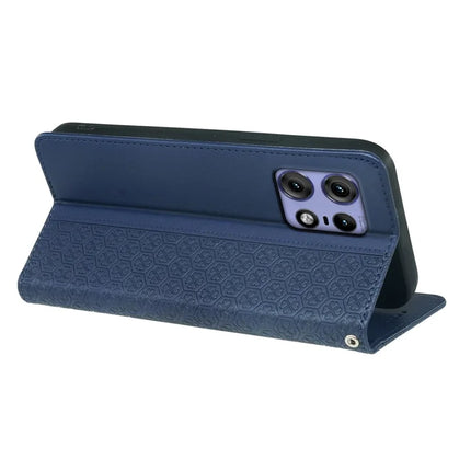For Motorola Edge 50 Pro 5G Case Four Leaf Clover Leather Flip Phone Cover Stand Wallet