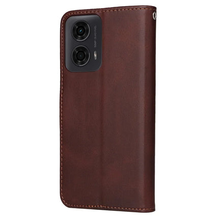 Wallet Case for Motorola Moto G04 4G  /  G04s 4G  /  G24 4G  /  E14 4G Leather Phone Cover