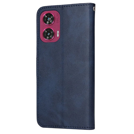 For Motorola Edge 50 Fusion 5G Case Wallet PU Leather Folio Flip Phone Cover