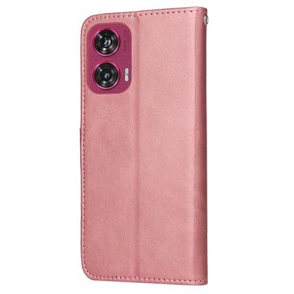 For Motorola Edge 50 Fusion 5G Case Wallet PU Leather Folio Flip Phone Cover