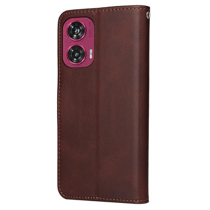 For Motorola Edge 50 Fusion 5G Case Wallet PU Leather Folio Flip Phone Cover