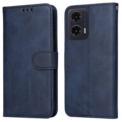 For Motorola Moto G35 5G Case Wallet PU Leather Folio Flip Phone Cover - Blue