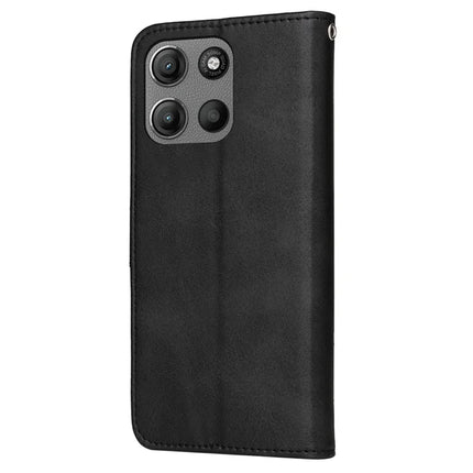 For Motorola Moto G15 4G  /  G15 Power 4G Case Wallet PU Leather Folio Flip Phone Cover