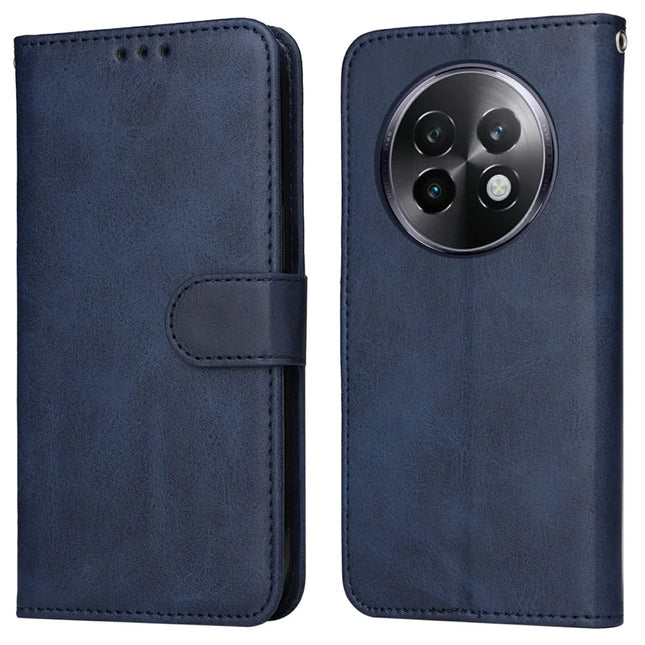 For Realme 13+ 5G  /  13 Pro 5G (China) Case Wallet PU Leather Folio Flip Phone Cover - Blue