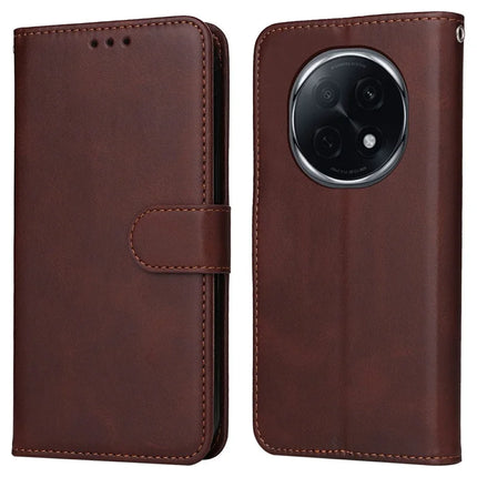 For Oppo A5 Pro 5G Case Wallet PU Leather Folio Flip Phone Cover - Brown