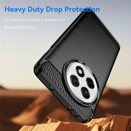 Phone Case for OnePlus 13R 5G / Ace 5 5G / Ace 5 Pro 5G Protective Cover Carbon Fiber Texture Brushed