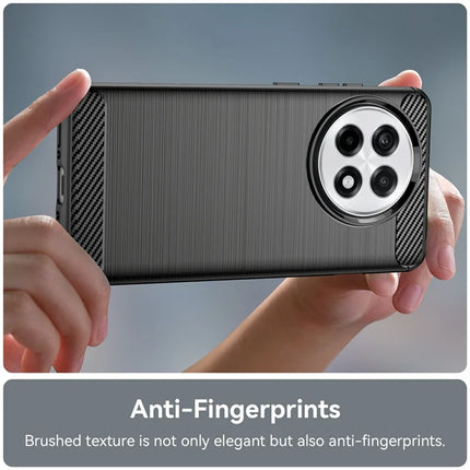 Phone Case for OnePlus 13R 5G / Ace 5 5G / Ace 5 Pro 5G Protective Cover Carbon Fiber Texture Brushed