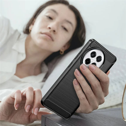 Phone Case for OnePlus 13R 5G / Ace 5 5G / Ace 5 Pro 5G Protective Cover Carbon Fiber Texture Brushed