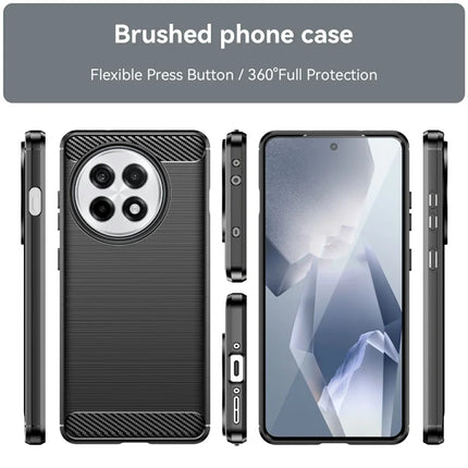 Phone Case for OnePlus 13R 5G / Ace 5 5G / Ace 5 Pro 5G Protective Cover Carbon Fiber Texture Brushed