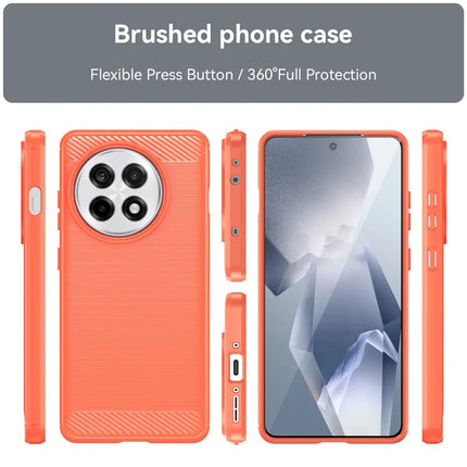 Phone Case for OnePlus 13R 5G / Ace 5 5G / Ace 5 Pro 5G Protective Cover Carbon Fiber Texture Brushed