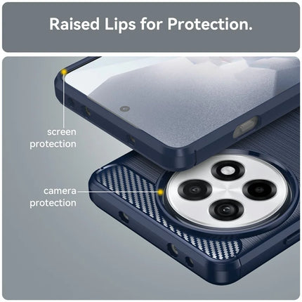 Phone Case for OnePlus 13R 5G / Ace 5 5G / Ace 5 Pro 5G Protective Cover Carbon Fiber Texture Brushed