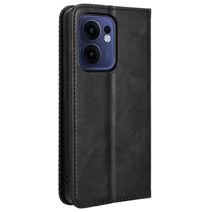 For Oppo Reno13 F 5G  /  Reno13 F 4G Leather Case Wallet Stand Retro Texture Phone Cover