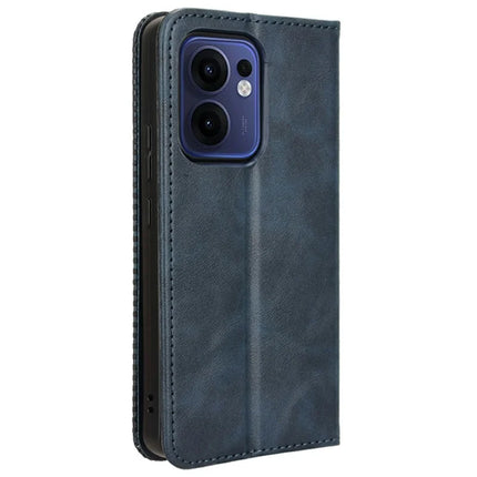 For Oppo Reno13 F 5G  /  Reno13 F 4G Leather Case Wallet Stand Retro Texture Phone Cover