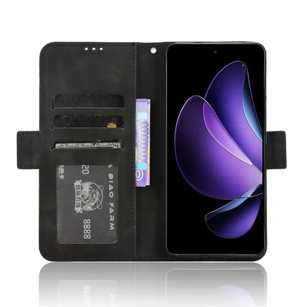 For Oppo Reno13 F 5G  /  Reno13 F 4G Leather Case Phone Wallet Cover with Multiple Card Slots