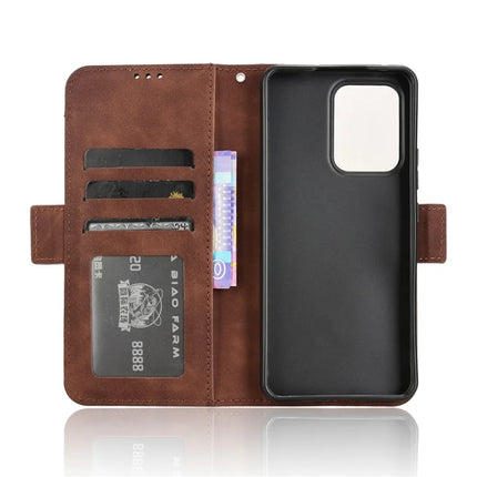 For Oppo Reno13 F 5G  /  Reno13 F 4G Leather Case Phone Wallet Cover with Multiple Card Slots
