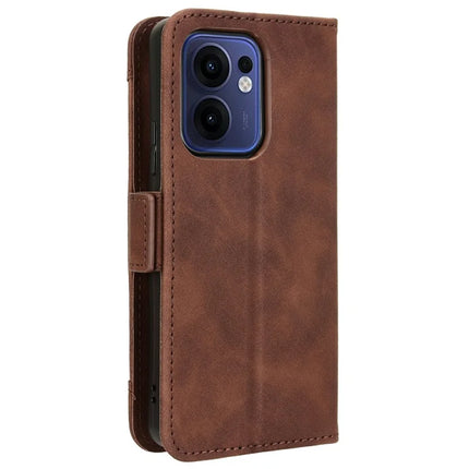 For Oppo Reno13 F 5G  /  Reno13 F 4G Leather Case Phone Wallet Cover with Multiple Card Slots