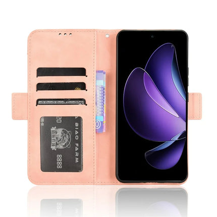 For Oppo Reno13 F 5G  /  Reno13 F 4G Leather Case Phone Wallet Cover with Multiple Card Slots