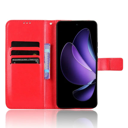 For Oppo Reno13 F 5G  /  Reno13 F 4G Case Crazy Horse Texture PU Leather Phone Wallet Cover