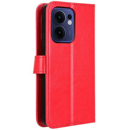 For Oppo Reno13 F 5G  /  Reno13 F 4G Case Crazy Horse Texture PU Leather Phone Wallet Cover