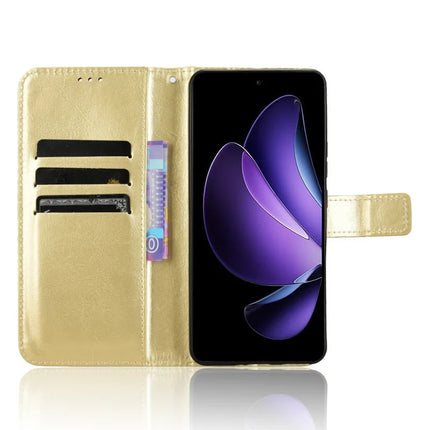 For Oppo Reno13 F 5G  /  Reno13 F 4G Case Crazy Horse Texture PU Leather Phone Wallet Cover