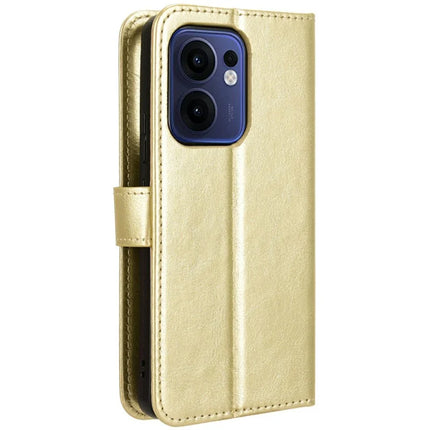 For Oppo Reno13 F 5G  /  Reno13 F 4G Case Crazy Horse Texture PU Leather Phone Wallet Cover