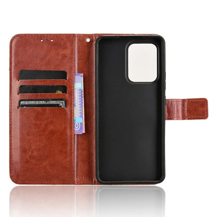 For Oppo Reno13 F 5G  /  Reno13 F 4G Case Crazy Horse Texture PU Leather Phone Wallet Cover