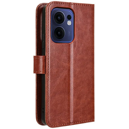 For Oppo Reno13 F 5G  /  Reno13 F 4G Case Crazy Horse Texture PU Leather Phone Wallet Cover
