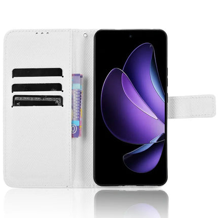 For Oppo Reno13 F 5G  /  Reno13 F 4G Case PU Leather Diamond Texture Wallet Phone Cover