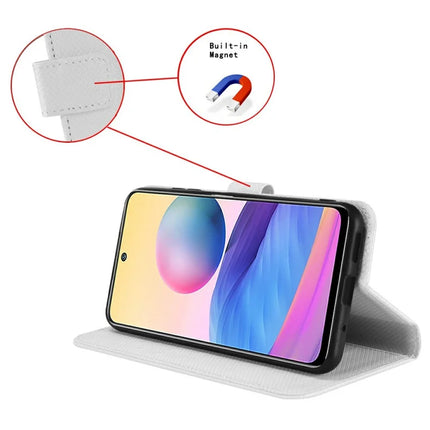 For Oppo Reno13 F 5G  /  Reno13 F 4G Case PU Leather Diamond Texture Wallet Phone Cover