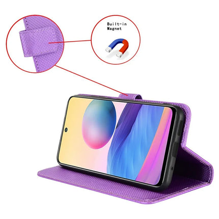 For Oppo Reno13 F 5G  /  Reno13 F 4G Case PU Leather Diamond Texture Wallet Phone Cover