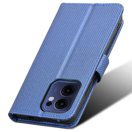For Oppo Reno13 F 5G  /  Reno13 F 4G Case PU Leather Diamond Texture Wallet Phone Cover