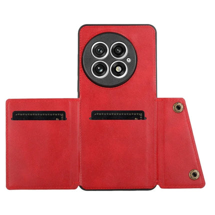 For OnePlus 13 Case with Card Slots Kickstand Leather + TPU Phone Cover