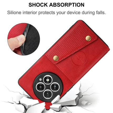 For OnePlus 13 Case with Card Slots Kickstand Leather + TPU Phone Cover