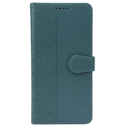 For Samsung Galaxy S23 Case Magnetic Clasp Four Leaf Clover Leather Phone Cover