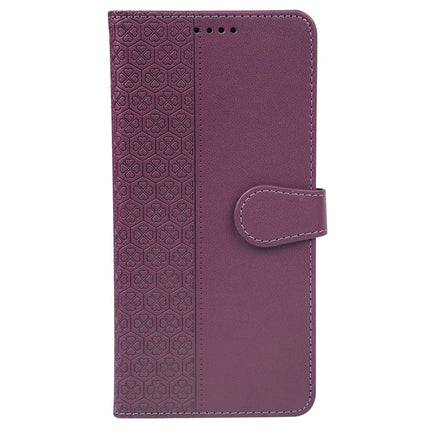 For Samsung Galaxy S23 Case Magnetic Clasp Four Leaf Clover Leather Phone Cover