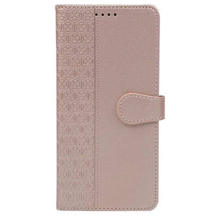 For Samsung Galaxy S23 FE Case Magnetic Clasp Four Leaf Clover Leather Phone Cover