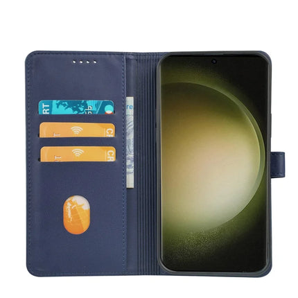 For Samsung Galaxy S23 Ultra Case Magnetic Clasp Four Leaf Clover Leather Phone Cover