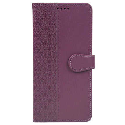 For Samsung Galaxy S23 Ultra Case Magnetic Clasp Four Leaf Clover Leather Phone Cover